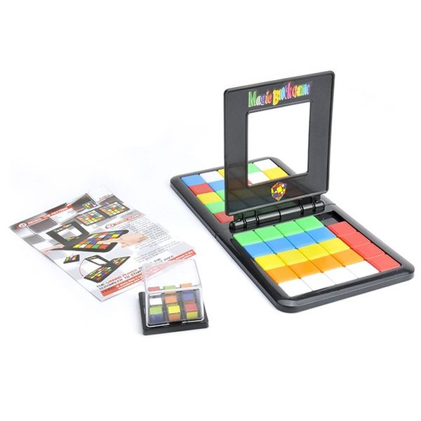 

magic cube puzzle cube 3d puzzle race cube board game kids adults education toy parent-child double speed game magic cubes y200428