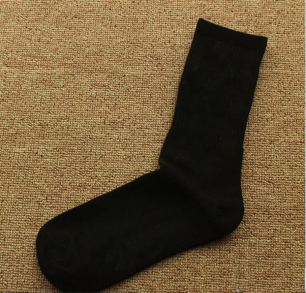 

1pair=2pcs winter sports mens socks fashion casual warm cotton women long sock novelty new cartoons soft male female socks, Black