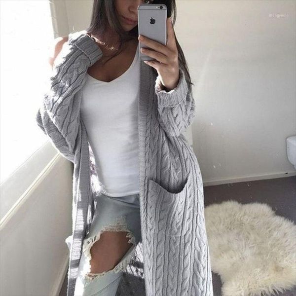 

sweaters cardigan woman autumn and winter clothing soild sweater coat ladies warm sweaters casual knitted cardigan clothes #bl31, White