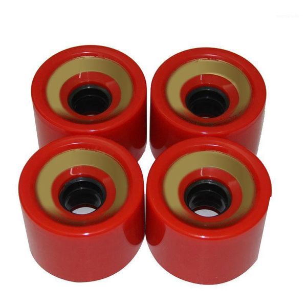 

1pc skateboard wheels bearings elastic pu wearable flexible durable 70x51 sports1