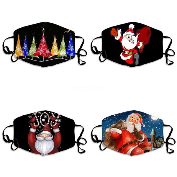 

dened cute funny cycling party anime printed mask anti dust mouth mask washable ear loop mask#379, Black