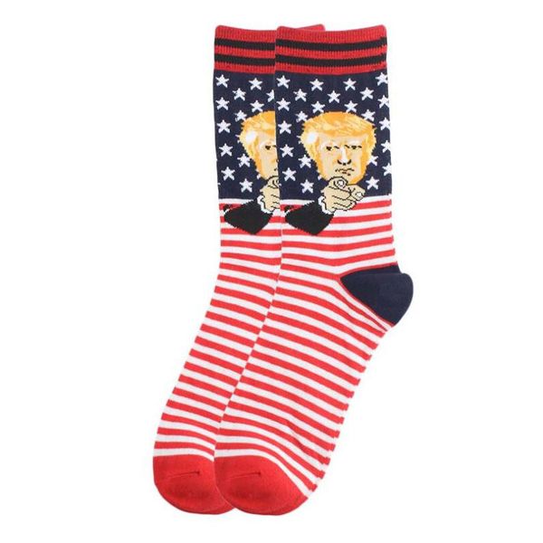 

dhl ship new president trump letter stockings striped stars us flag sports socks maga sock party favor dhb1489
