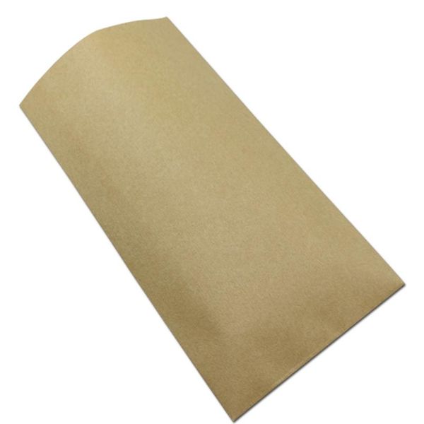 

dhl 900pcs/lot 9.2x16.5cm blank brown kraft paper bag for mobile cell phone films packaging screen protector pack w wmtfff