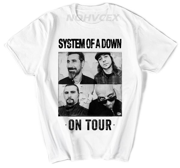 

soad of a down men t shirt letter print vintage punk short sleeve t-shirts white customized tees sport hooded sweatshirt hoodie