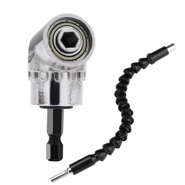 

1/4" inch magnetic angle bit adapter screwdriver chucks and wrenches 105 degree adjustable angle drill adapter