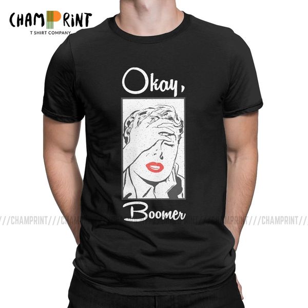 

ok boomer funny okay meme t shirts men vintage t-shirts o neck tees short sleeve plus size sport hooded sweatshirt hoodie