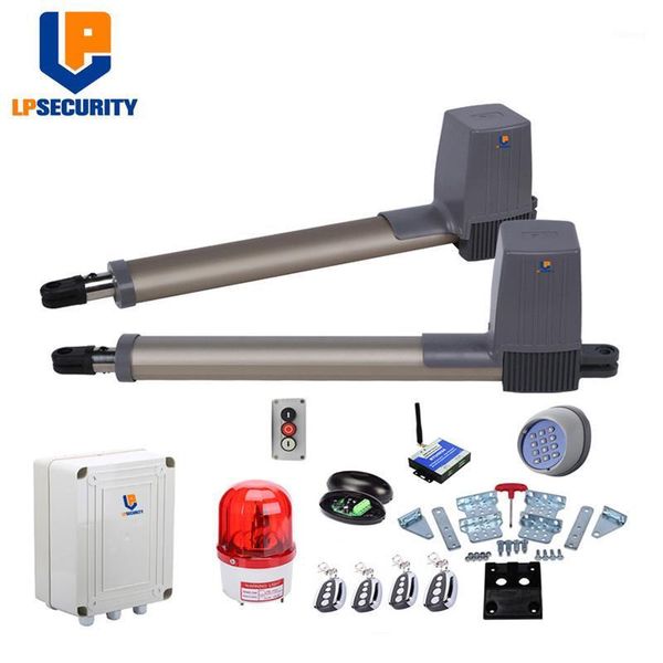 

fingerprint access control lpsecurity electric gates / swing gate opener 300 kg -600kgs motor (wireless keypad, gsm optional)1