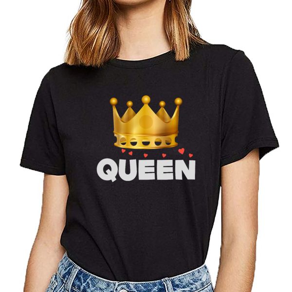 

t shirt women king and queen funny white custom female tshirt sport hooded sweatshirt hoodie