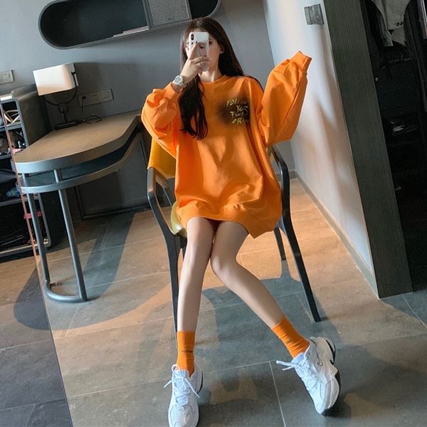 

t3zta trendy brand sweater women's spring pulloversweater pullover mid-length autumn thin 2020 new lazy style and korean style loose ro, Black