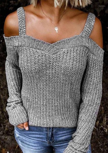 

off shoulder solid woman sweaters winter clothes women slash neck loose casual pullovers sweater knitting fall 2020 female1, White;black