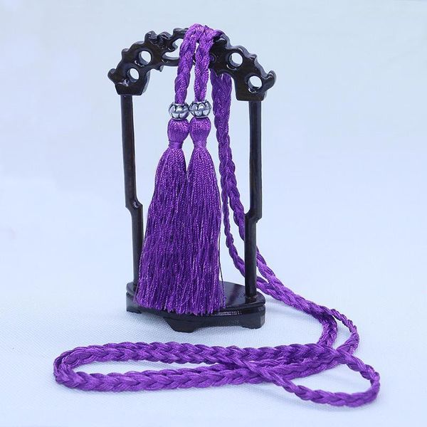 

10cm double braided polyester tassels with hanging rope sewing tassels trim decorative key tassel for curtains home decorate h qylhyz