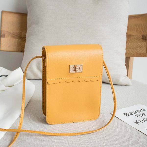 

women 2020 summer autumn new small square mobile phone korean envelope lock small square bag single shoulder diagonal mobile phone bag zodw