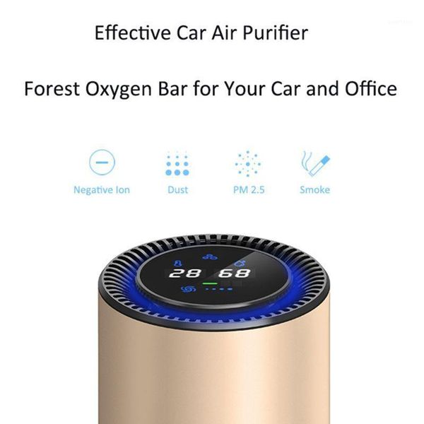 

intelligent hepa air purifier car/nature fresh air purifier for car home office auto accessories for travel purifie1