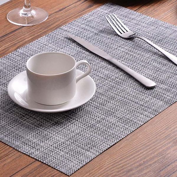 

mats & pads placemats kitchen dinning coasters table place non-slip dish bowl holder pad placement heat stain resistant decorative mat