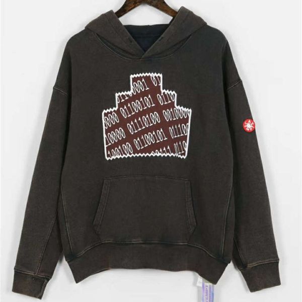 

cavempt verdye numbers ziggurat heavy hoody hoodie men women herfst winter casual sweatshirts truien hooded, Black