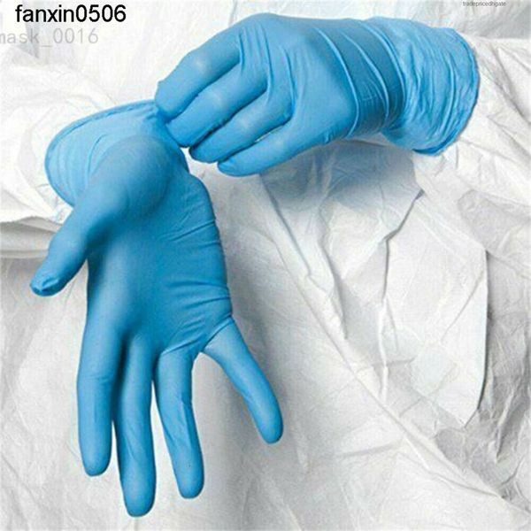 

garden protective disposable hands kitchen industrial original set 100pcs restaurant cleaning latex nitrile gloves fv68