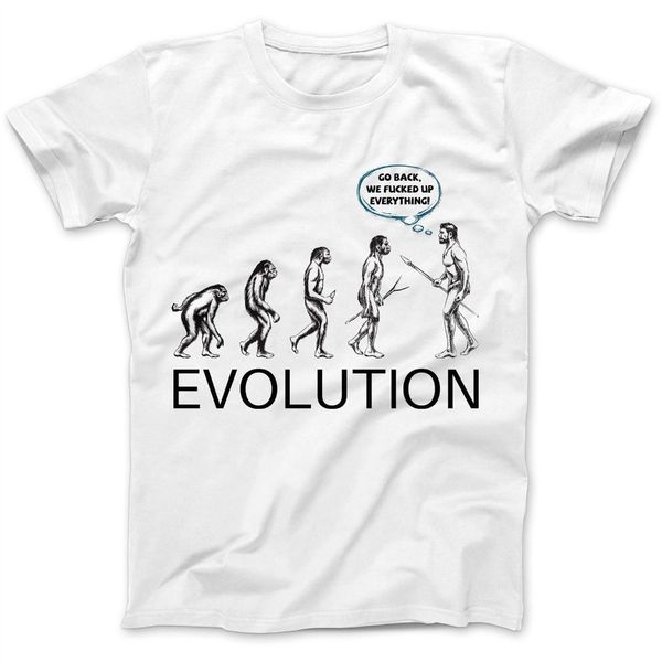 

спорта новых людей майка мода evolution смешные t-shirt премиум хлопок athesist ричард докинз чарльз дарвин