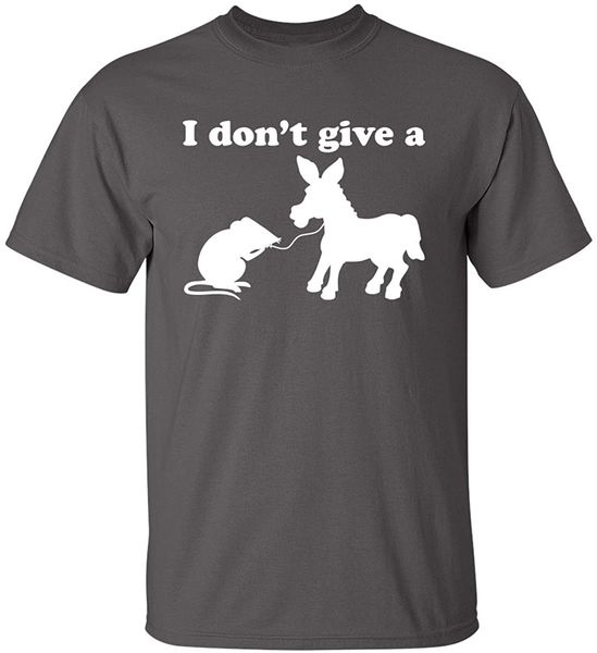 

funny i don't give a novelty sarcastic t shirt rat and donkey print graphic t-shirt 100% cotton sweatshirt sport hooded sweatshirt hood