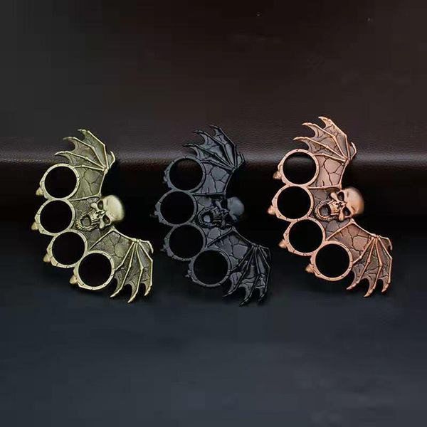 

alloy finger tiger four-finger self-defense weapon two-finger escape hand support aluminum alloy self-defense equipment 555