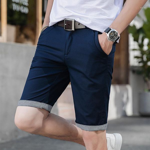 

summer shorts men quality cotton short mens cosual formal shorts male comfortable bermuda masculina plus size 28 - 40 asian szie1, White;black