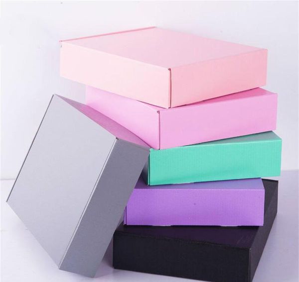 

ornaments/scarf/tie 10pcs cardboard paper packaging pink gray box 15*15*5cm paper packaging carton black box gift wmtrp bdesybag