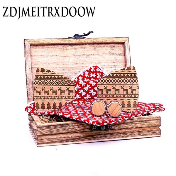 

bow ties christmas men's novelty pre-tied bowtie red elk deer tie for man festival party accessories, Black;gray