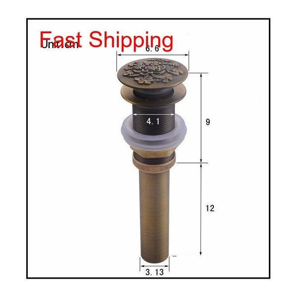 

antique brass flower arts bathroom basin sink drain qylhpq sports2010