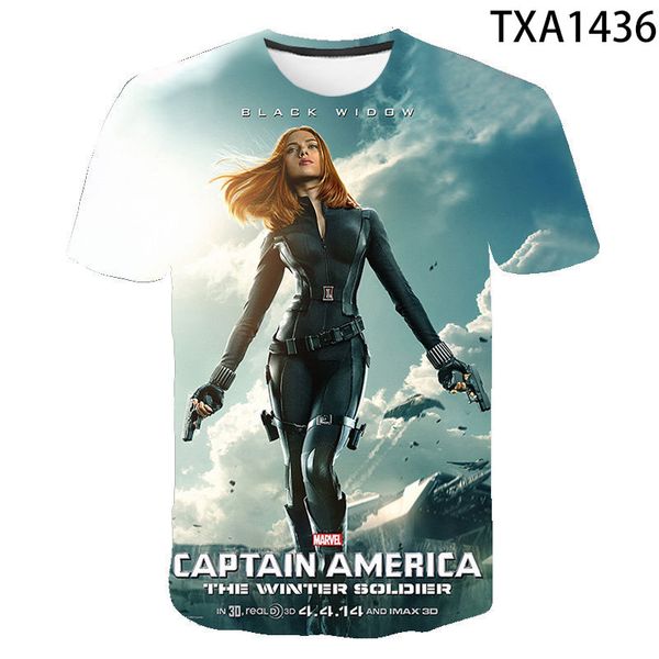 

black widow 3d boy girl printed cool 3d print shirts anime kawaii humor men clothing