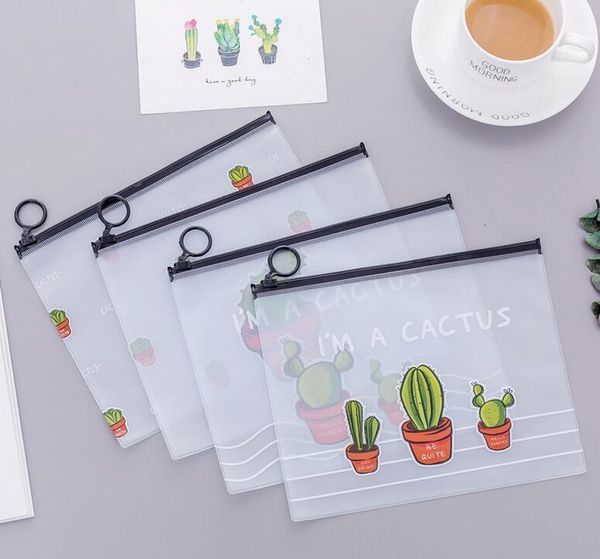 

up toiletry beauty travel female bags make makeup organizer large capacity transparent pens women cactus plastic pencil bag whosale