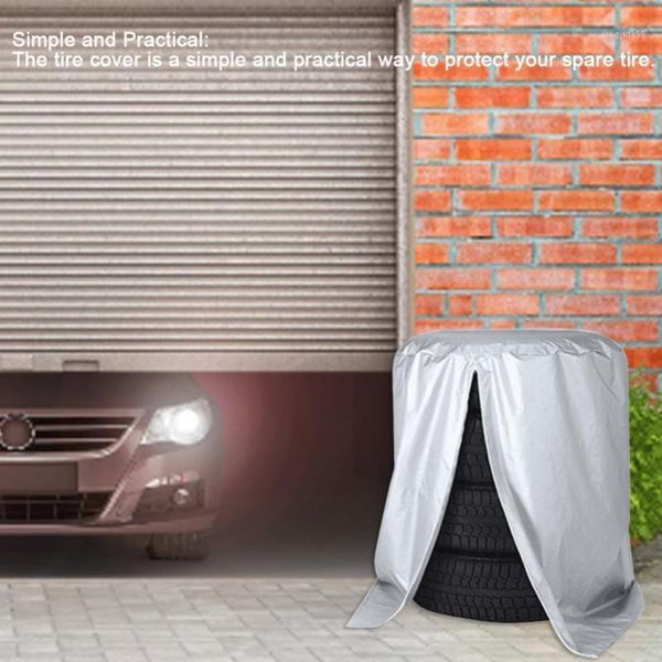 

car tire case spare tyre cover garage auto tire accessories protector storage bag covers1