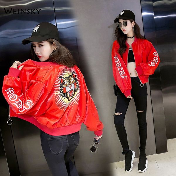 

2019 new coat women jacket fashion youth bomber jackets streetwear baseball uniform