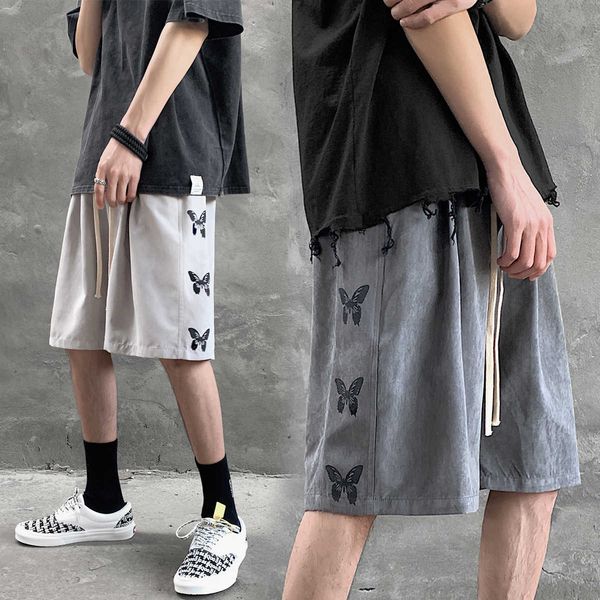 

big brother loose summer fashion brand underpants large men's casual pants fat trend shorts, White;black