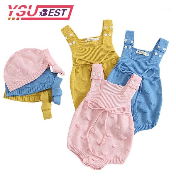 

clothing sets 2021 baby bodysuit infant jumpsuit overall sleeveless boys spring knitted girls bodysuits casual clothes1, White