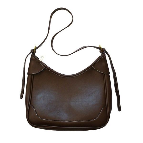 

women pu leather shoulder bag simple solid color crossbody bag luxury designer casual handbag and purse bolsa mujer