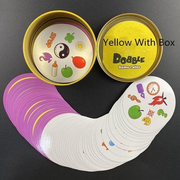 

dobble card game style spot it toy iron box sport go camping hip детские настольные игры подарочные животные алфавит123 h wmtwrv