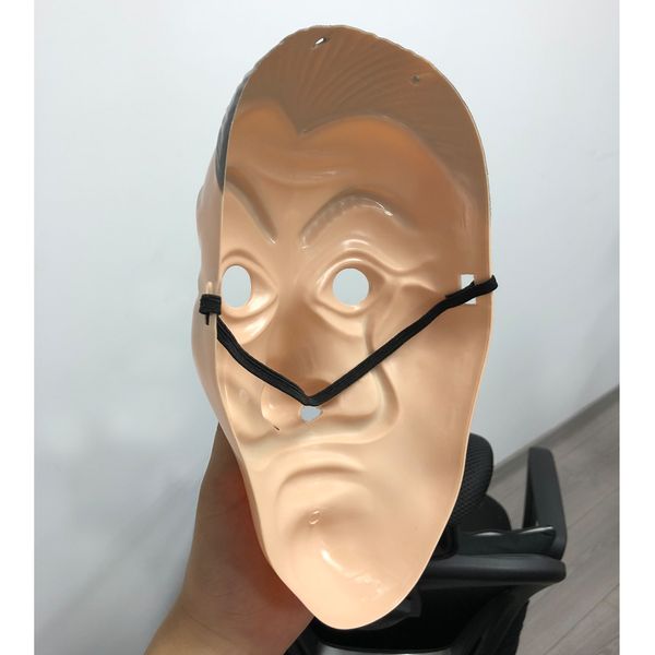 

papel salvador dali mask la casa de cosplay money heist plastic masks halloween party costume props