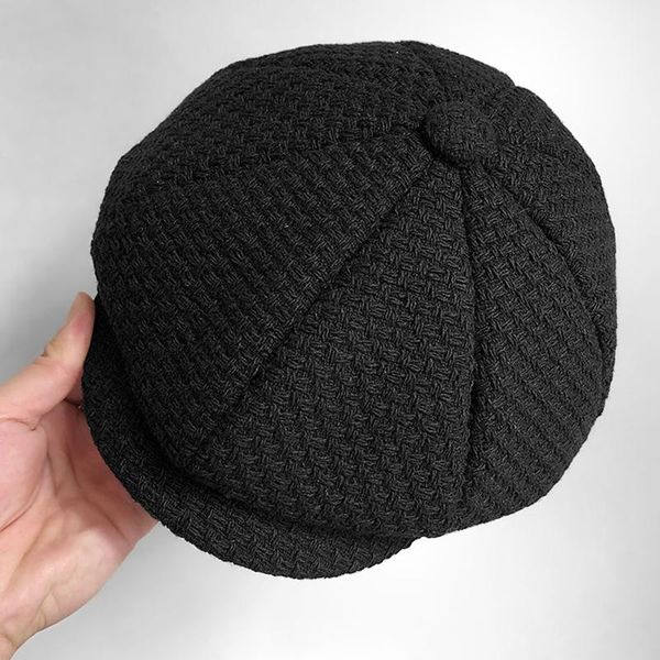 

men british style octagonal hats winter wool hat gatsby cap ivy hat golf driving autumn women cotton flat newsboy caps blm201, Blue;gray