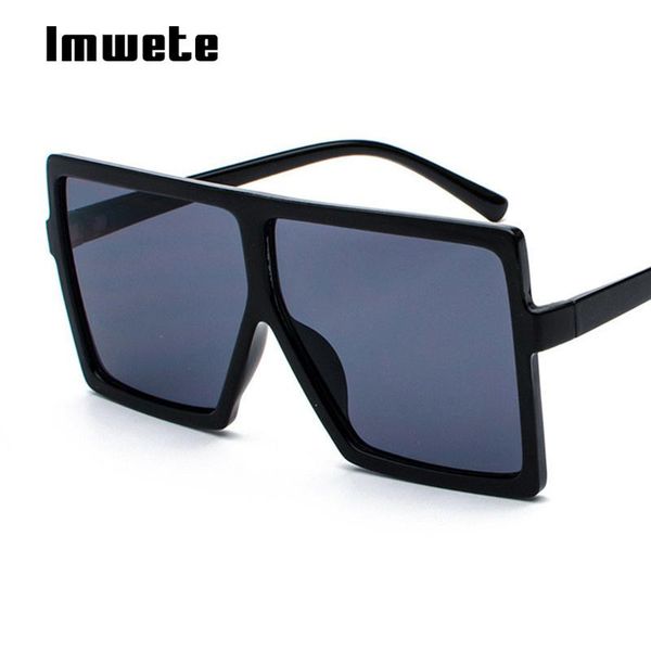

sunglasses imwete oversized women men retro brand gradient sun glasses vintage shades eyewear big frame uv400, White;black