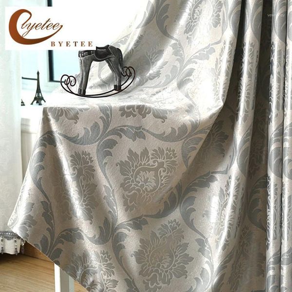 

curtain & drapes shading blackout curtains for bedroom living room european jacquard window fabric1
