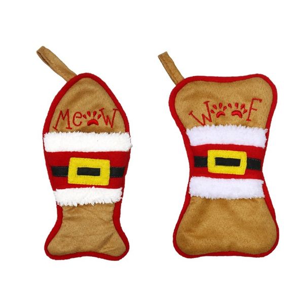 

pet dog cat stocking creative sock holder xmas tree hanging pendant christmas gift bag holiday supplies #25