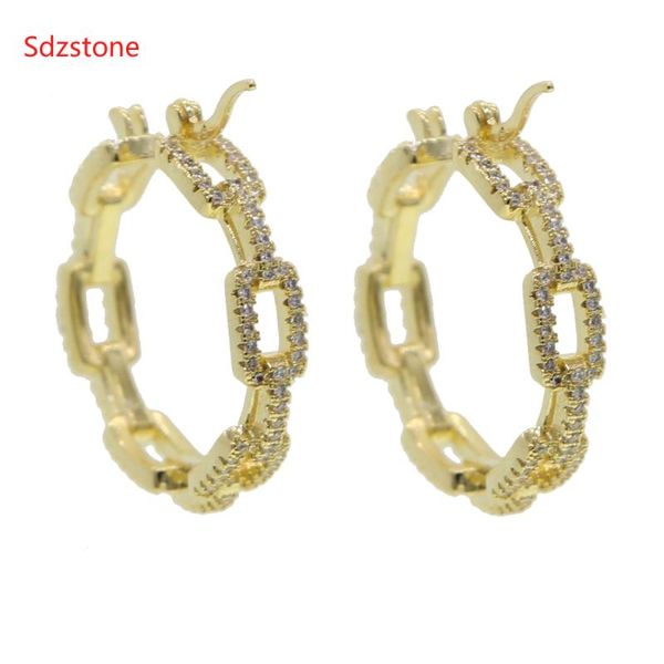 

hoop & huggie 2021 minimalist gold metal 22mm circle geometric round earrings for women girl wedding party jewelry, Golden;silver