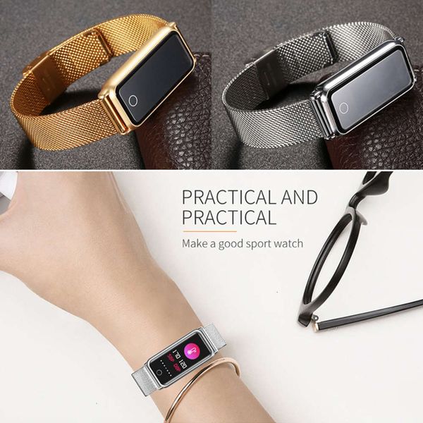 

y8 men's and women's intelligent wristband, watch with heart rate control, blood prsure monitor, tracker, sleep fitns, color scree