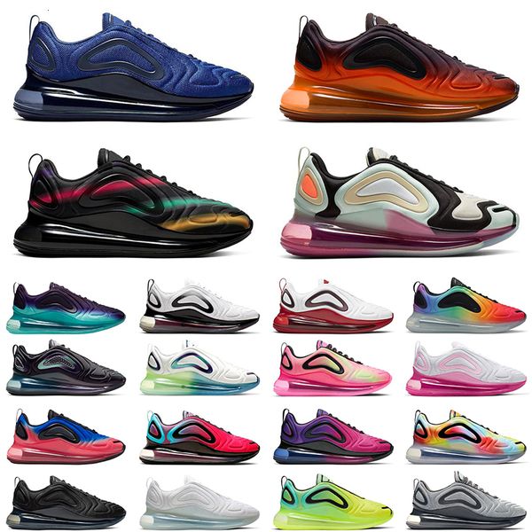 

2021 new bubble pack mens shoes flaming gradient midnight navy hyper violet black neon volt men women trainer sports sneakers