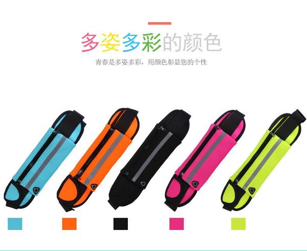 

outdoor bags by dhl 200pcs sport accessories running waist bag waterproof mobile phone holder jogging belt belly women gym