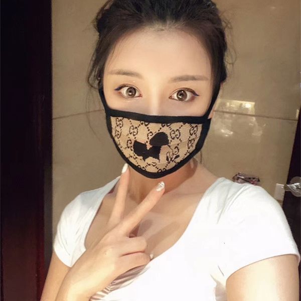 

2020print роскошных маски письма дышащей мода face мужской многоразовый моющийся велоспорт открытый конструктор маска для женщин девочек