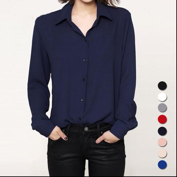 

brand women blouses shirts 2021 new long sleeve ladies casual chiffon blouse fashion young style plus size women clothing, White