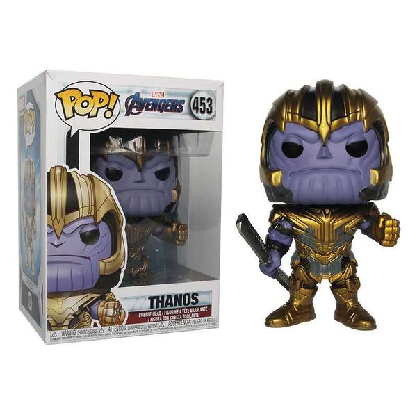 

marvel hero movie model toy wholesale thanos funko pop avengers 4 figure