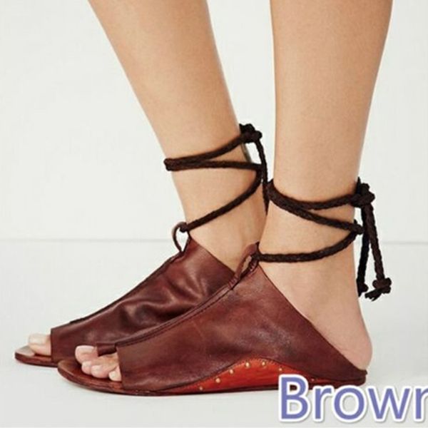 

flat summer style woman ankle strap soft leather sandals women plus size 35-43 fashion beach shoes sandalias y200405, Black