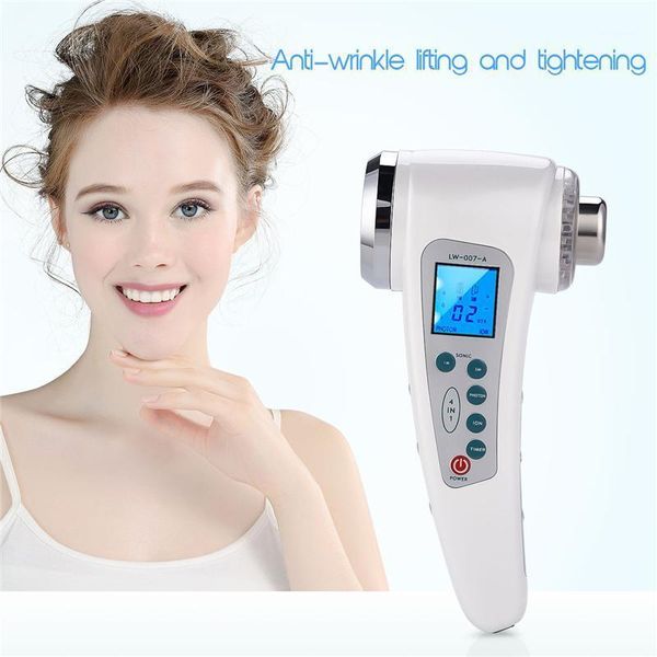 

portable facial body slimming massage 7 color led pn ultrasonic negative ion ems face clean skin lift tool slimming device1