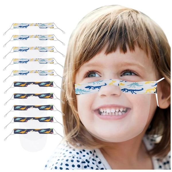 

children mascaras dinosaur print mascherine outdoor lip face-mask halloween cosplay mask masque lavable enfant mascarillas wmtryh bdesybag